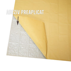 Rola Tapet 3D, autoadeziv/autocolant, AT PERFORMANCE®, spuma moale, design modern, pentru interior, usor de curatat, rezistent la apa, 68cmx2.8m, model unicorni