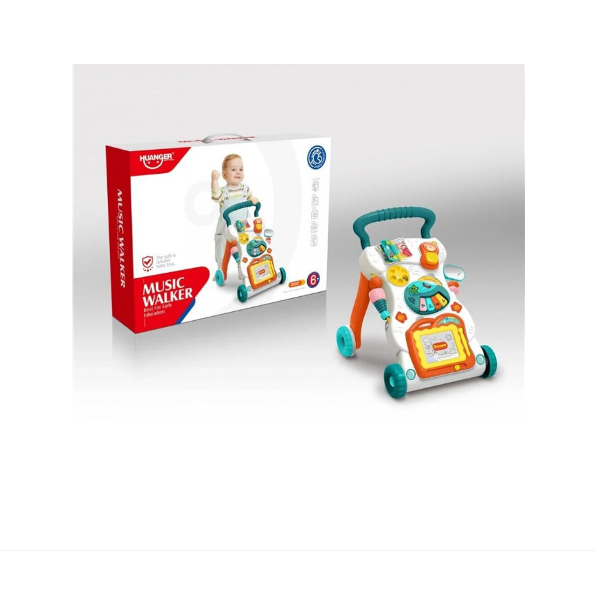 Antepremergator pentru bebelusi, cu tablita de scris 3 in 1