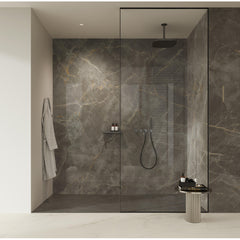 Set 50x Tapet Marmura, AT PERFORMANCE®, suprafata acoperire 9 mp, autoadeziv, waterproof, usor de montat, design modern, 30x60 cm, maro