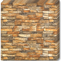 Set 10x Tapet 3D, autoadeziv/autocolant, At Performance, spuma moale, design modern, pentru interior, usor de curatat, rezistent la apa 70 X 77x0.5cm, model caramida MARO DESCHIS