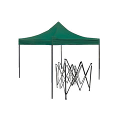 Cort tip Pavilion AT PERFORMANCE 3x3m Verde, Prelata Impermeabila, Pliabil, Structura Metalica Solida, Pentru Curte, Gradina, Evenimente