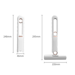 Mini Mop Portabil, At Performance, cu stoarcere automata, Burete de inalta calitate, Spalare umeda sau uscata, Potrivit pentru Geamuri, Blaturi, Bucatari, Bai, 2 bureti inclusi, Alb