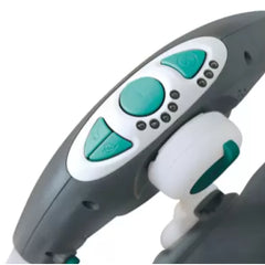 Leagan Electric de bebe, At Performance, Cu 7 melodii, 3 sunete naturale, 2 pozitii de reglare scaun, Albastru