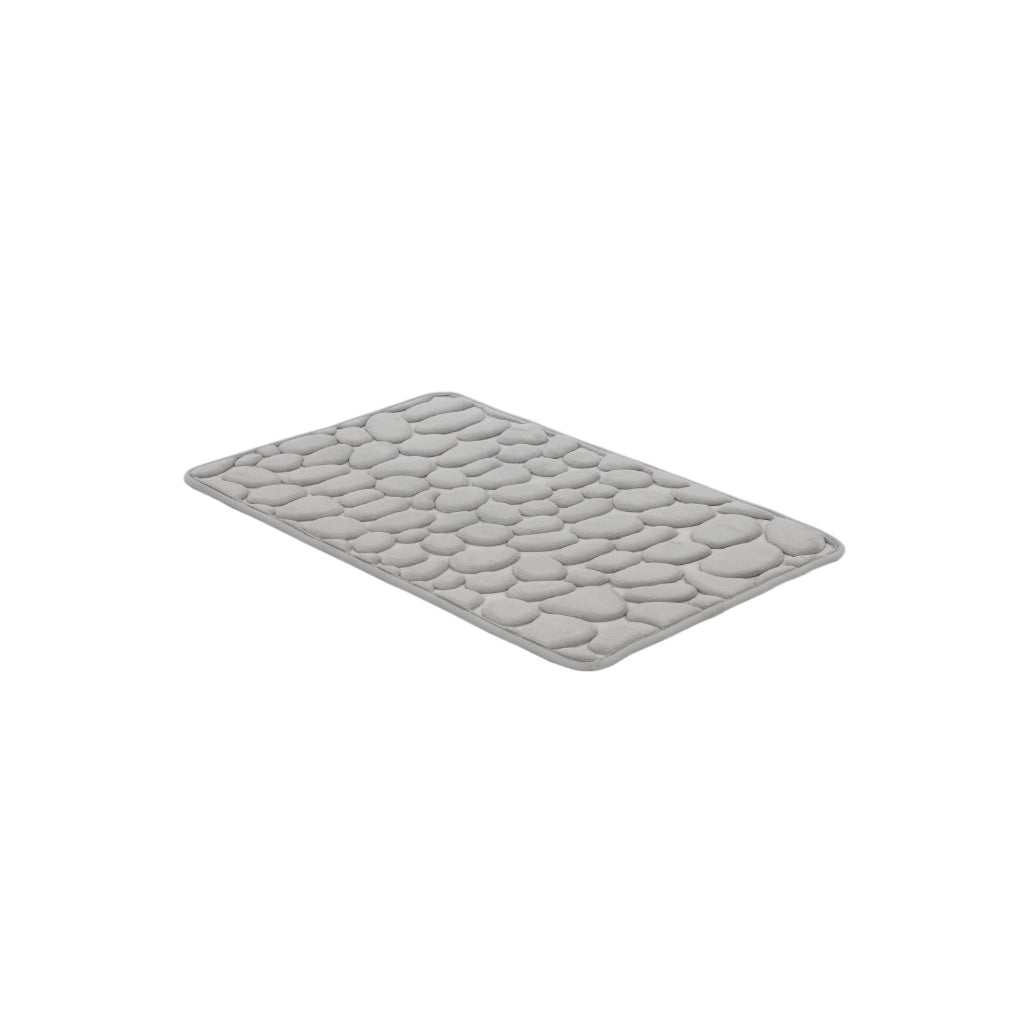 Covor baie, AT PERFORMANCE®, 100% poliester, 38X60 cm, Gri deschis