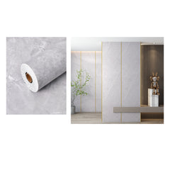Rola tapet modern, impermeabil At Performance rezistent, usor de aplicat, multifunctional, 60 cm x 300 m, Gri deschis, tip marmura
