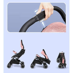 Carucior Pentru Bebelusi At Performance – Usor, Pliabil, Sezut Reglabil, Spatios, Sport 6-36 Luni, Crem