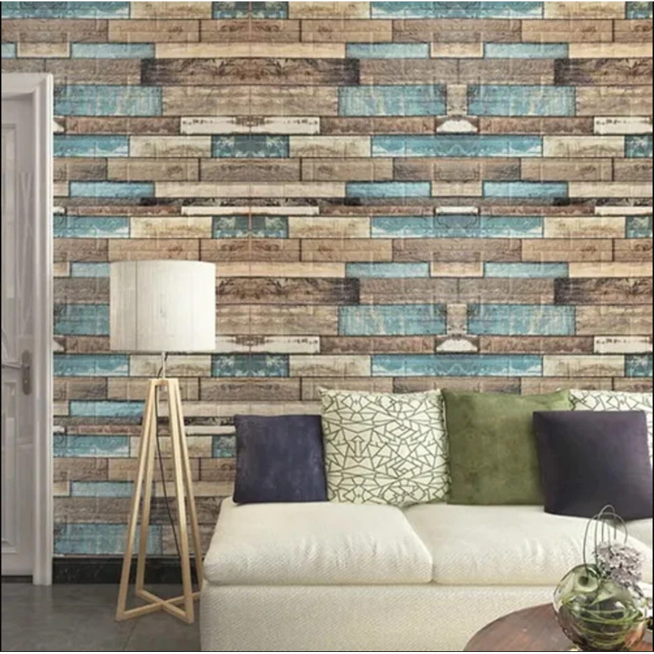 Set 10x Tapet 3D, autoadeziv/autocolant, At Performance, spuma moale, design modern, pentru interior, usor de curatat, rezistent la apa 70 X 77cm x5mm, multicolor NOU