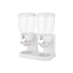Dozator cu doua recipiente pentru cereale, nuci, orez, AT PERFORMANCE®, 2 l, 33 x 20 x 40 cm
