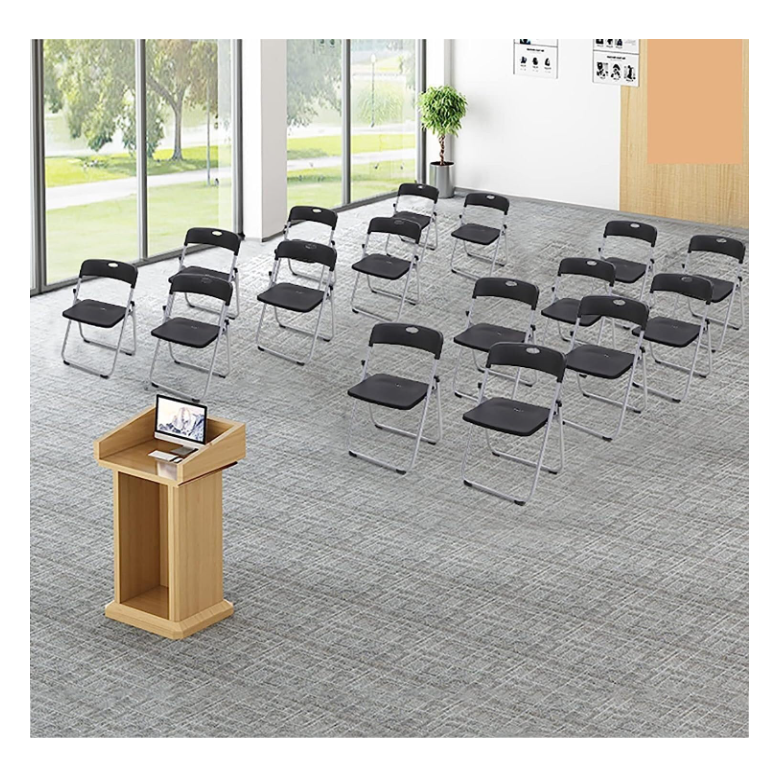 Scaun At Performance, pliabil din plastic, dimensiune : 44 * 41 * 80 cm, Negru