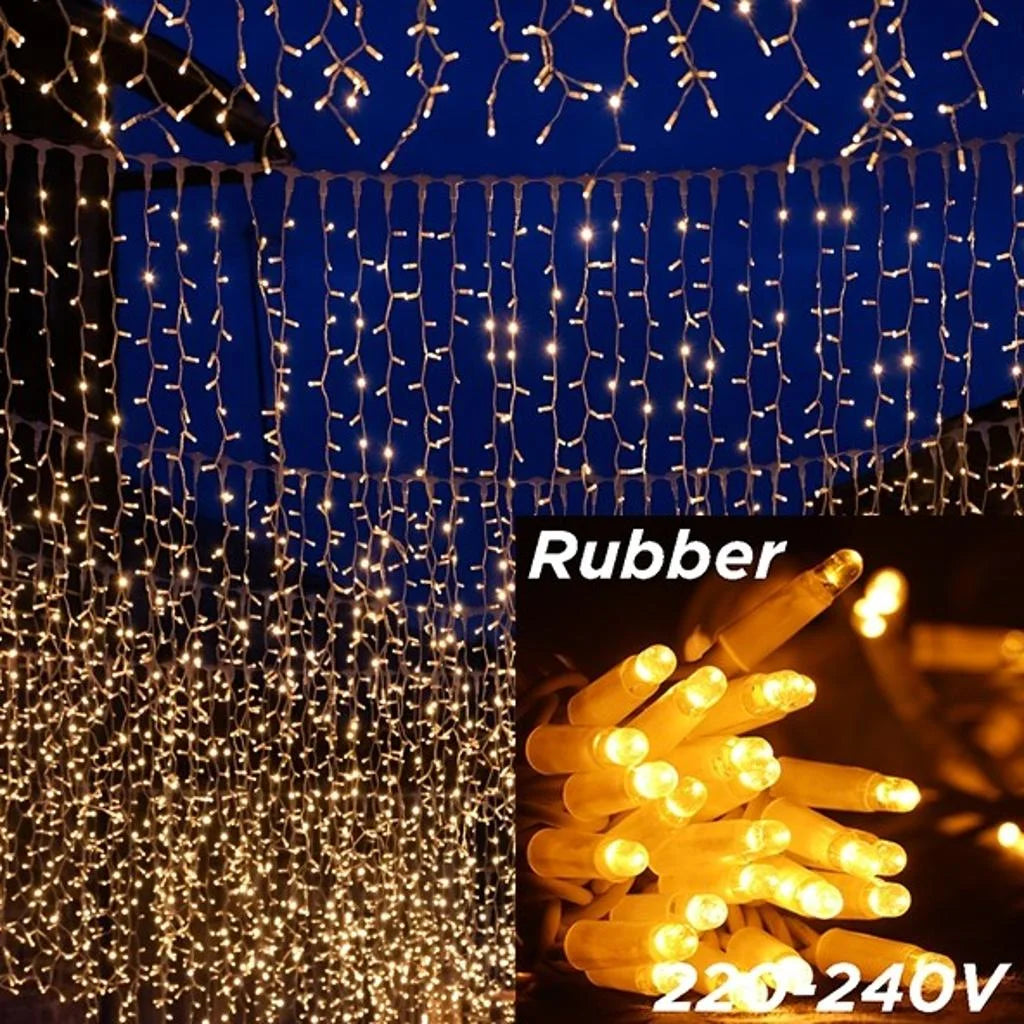 Instalație luminoasă tip perdea AT Performance 3x2M, 240 LED, IP65, efect curgere