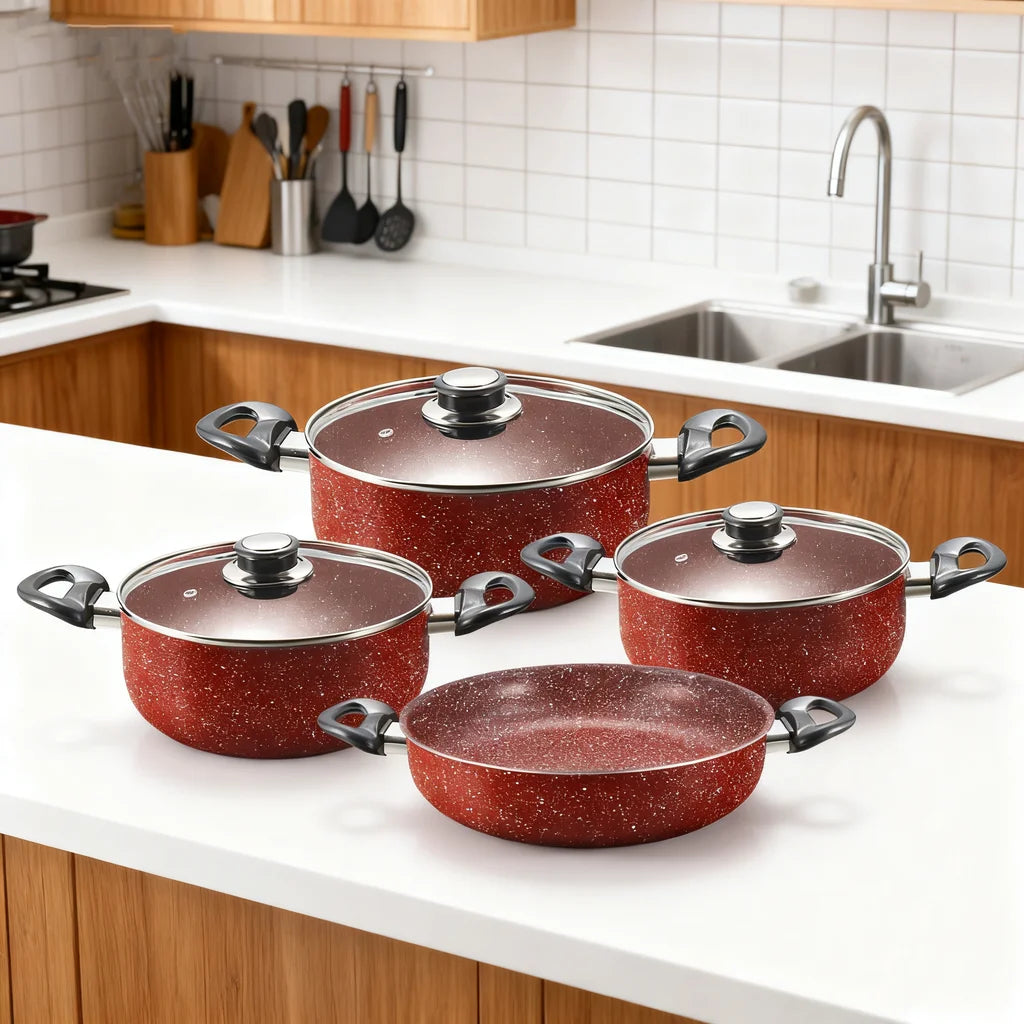 Set Oale AT Performance Royal MN-322, 7 Piese, Marble Non-Stick