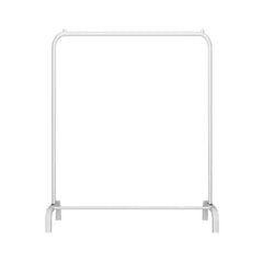 Suport Metalic pentru Haine AT Performance, 140×104×46 cm, Organizator cu Bară pentru Umerașe, Culoare Albă – Ideal pentru Dormitor sau Hol