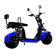 Scuter Electric 2 Persoane, Viteză Limitată 25 km/h – Fără Permis,  Motor 1500W, Baterie 20Ah, Suspensie Hidraulică, COC Inclus