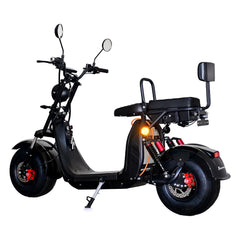 Scuter Electric 2 Persoane, Viteză Limitată 25 km/h – Fără Permis,  Motor 1500W, Baterie 20Ah, Suspensie Hidraulică, COC Inclus