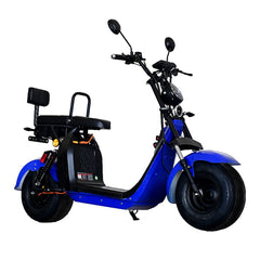 Scuter Electric 2 Persoane, Viteză Limitată 25 km/h – Fără Permis,  Motor 1500W, Baterie 20Ah, Suspensie Hidraulică, COC Inclus
