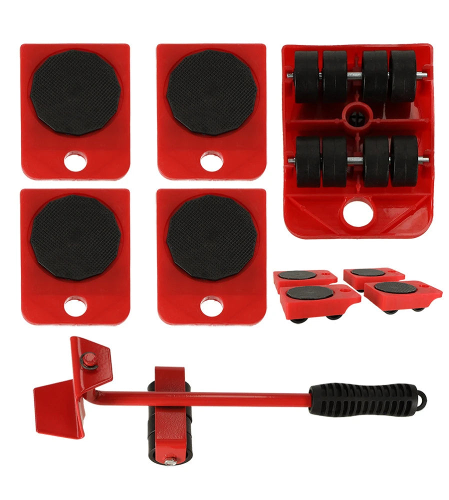 Dispozitiv pentru ridicarea și mutarea mobilei – 5 piese, 150 kg