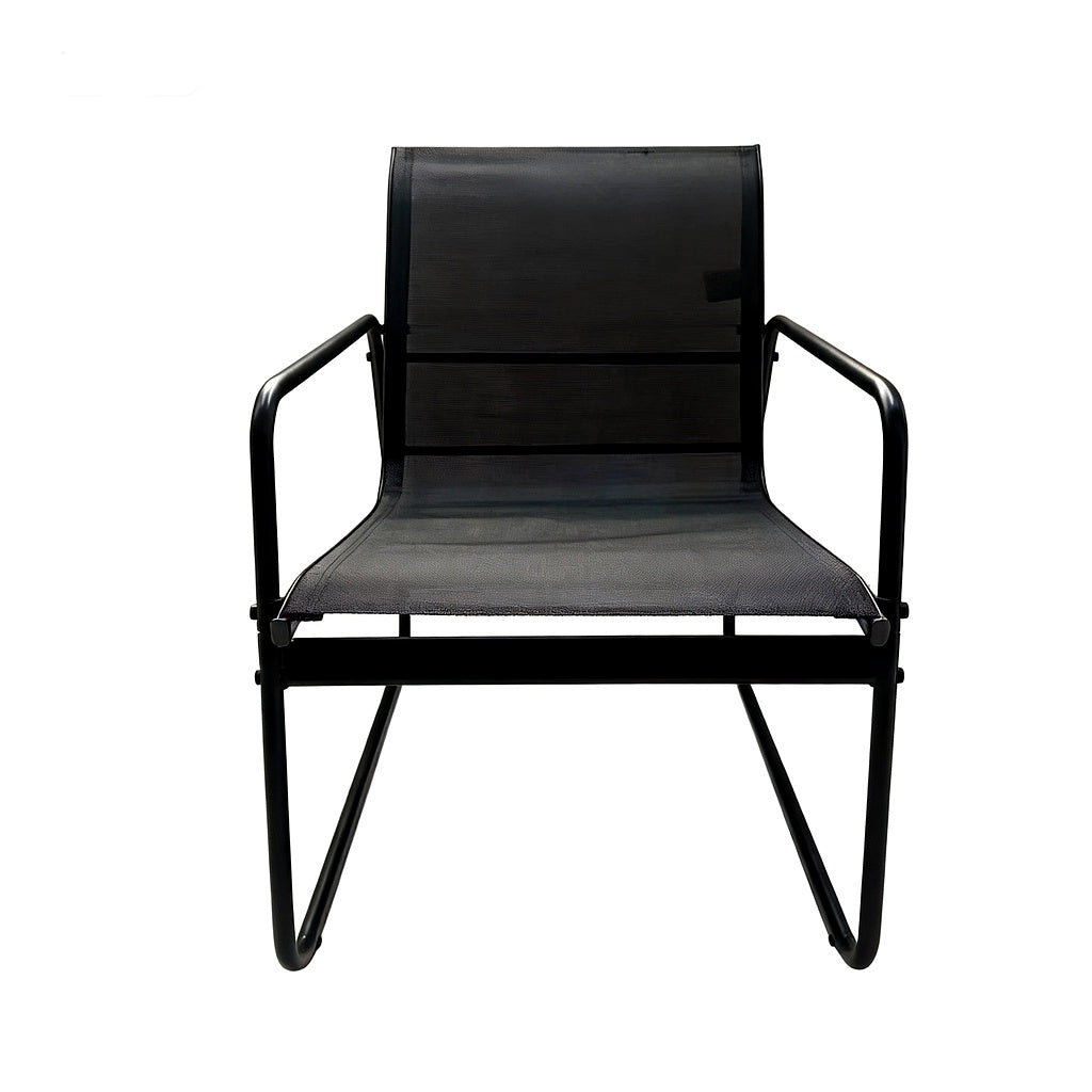 Set Mobilier Grădină AT PERFORMANCE® 4 Piese, Canapea 2 Locuri + 2 Fotolii + Măsuță, Cadru Metalic