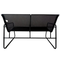 Set Mobilier Grădină AT PERFORMANCE® 4 Piese, Canapea 2 Locuri + 2 Fotolii + Măsuță, Cadru Metalic