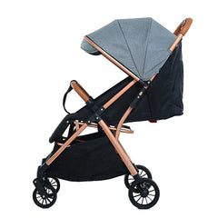 Cărucior pentru copii KIDOO 6607 pliabil, spătar reglabil, copertină mare, 0-36 luni, max. 22 kg