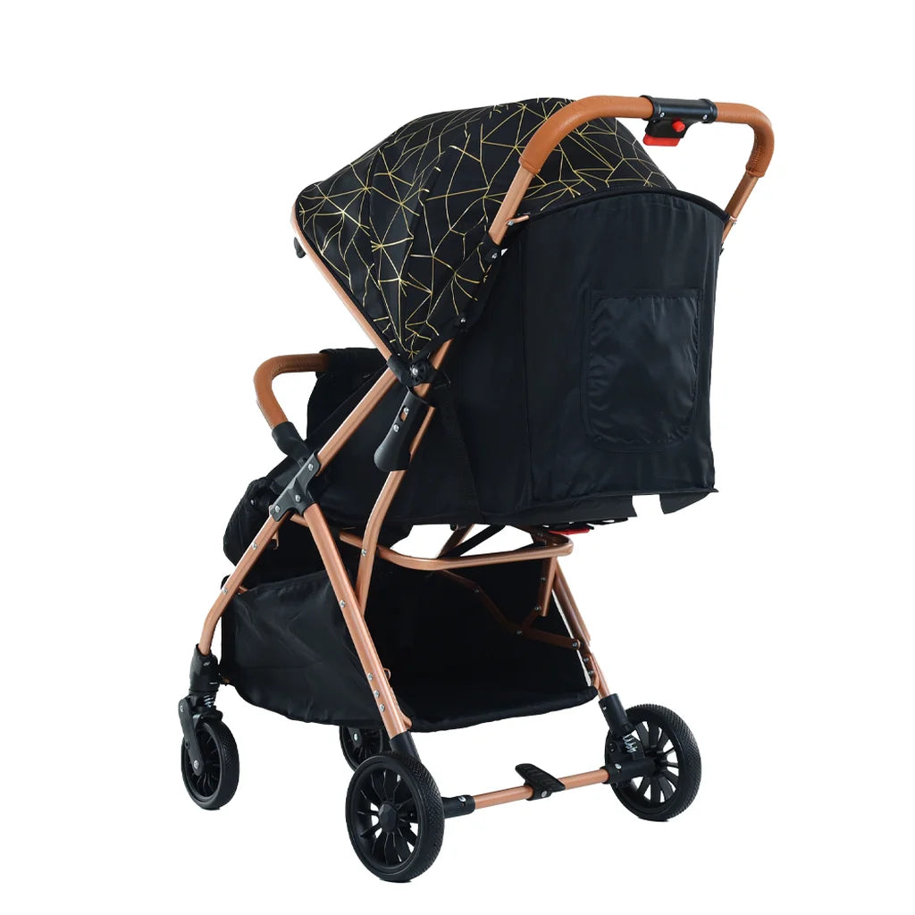 Cărucior pentru copii KIDDO 6607 pliabil, spătar reglabil, copertină mare, 0-36 luni, max. 22 kg