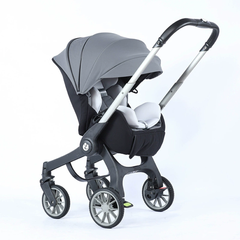 Cărucior 4 în 1 pentru Bebeluși Stroller Plus 2053 – Sistem Multifuncțional, 0-3 Ani
