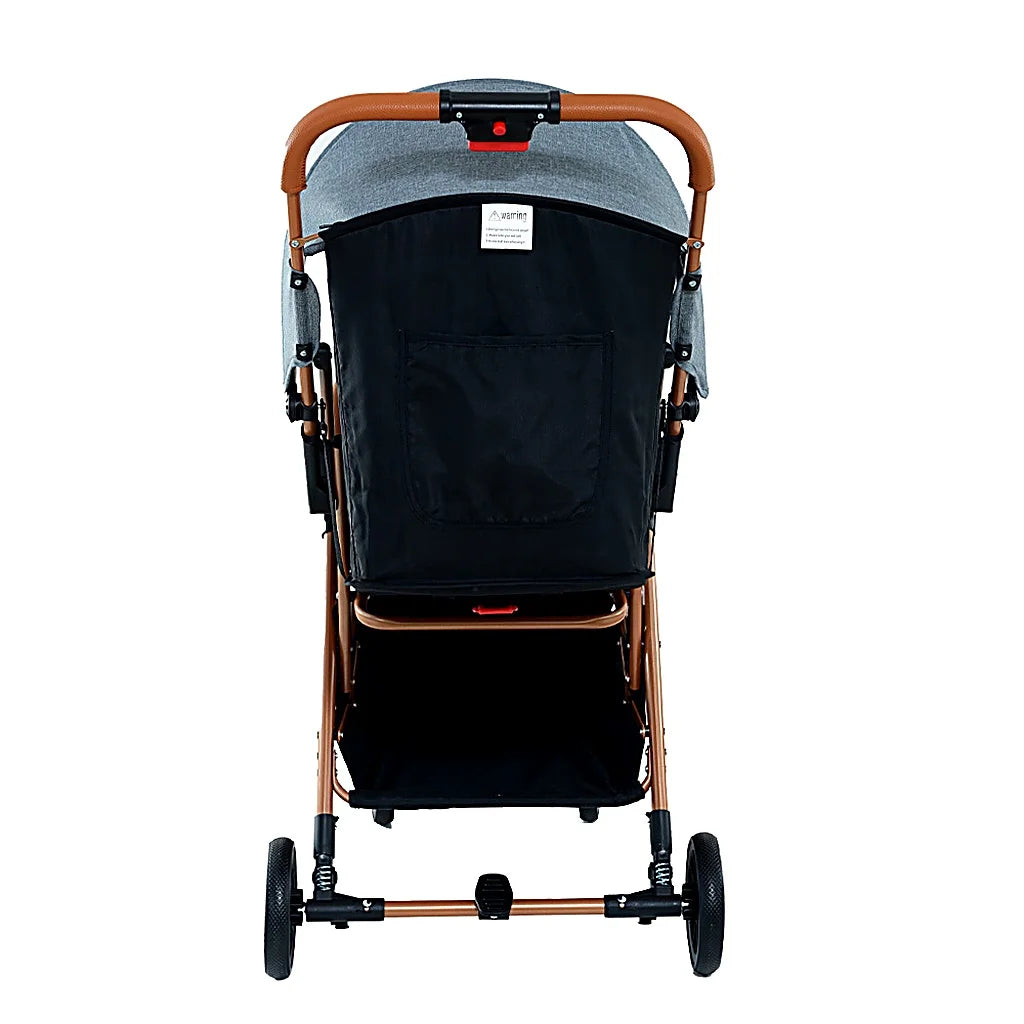 Cărucior pentru copii KIDDO 6607 pliabil, spătar reglabil, copertină mare, 0-36 luni, max. 22 kg