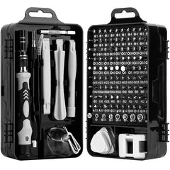 Set 115 piese, surubelnite de precizie At Performance®, mecanica fina, cromate, pentru dispozitive electronice.