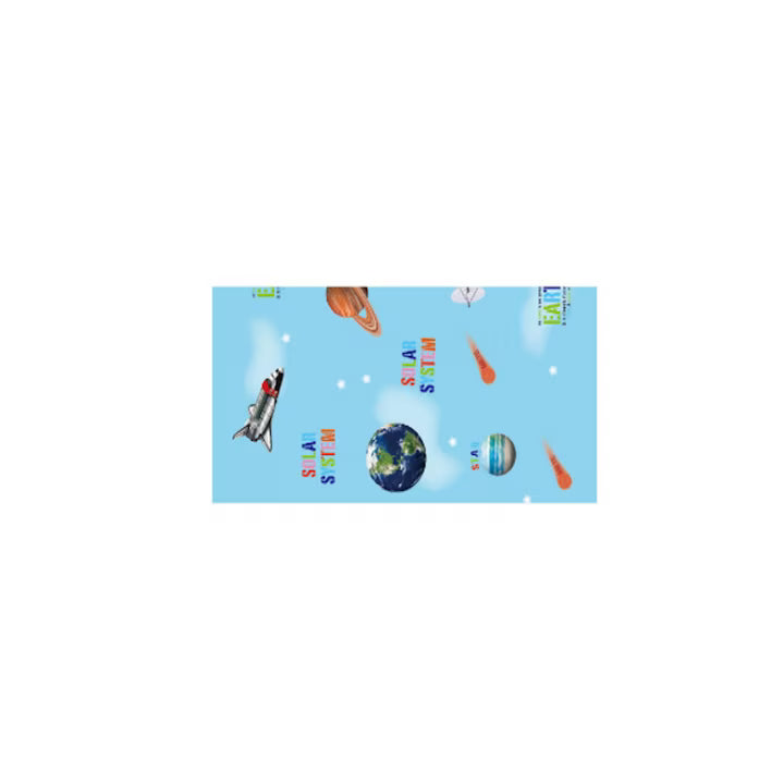 Rola Tapet 3D, autoadeziv/autocolant, AT PERFORMANCE®, spuma moale, design modern, pentru interior, usor de curatat, rezistent la apa, 68cmx2.8m, model sistem solar.