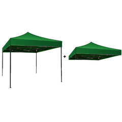 Pachet Cort Pavilion 3x3m + Copertină Rezervă – Impermeabil, Pliabil, Structură Metalică – AT PERFORMANCE®