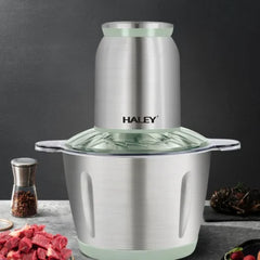 Tocător de alimente Haley HY-1238 – Putere de 1000W și vas de 3L din inox pentru tocare eficientă